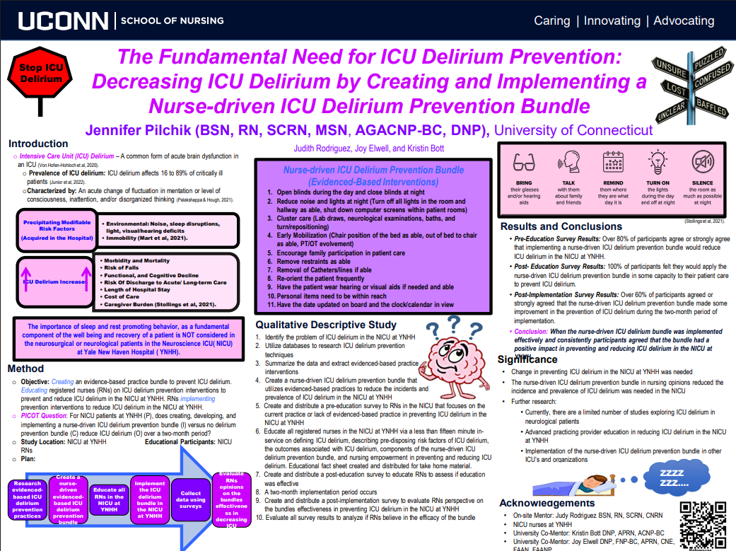 The Fundamental Need for ICU Delirium Prevention: Decreasing ICU Delirium by Creating and Implementing a Nurse-driven ICU Delirium Prevention Bundle  