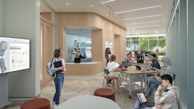 Makerspace clay rendering 